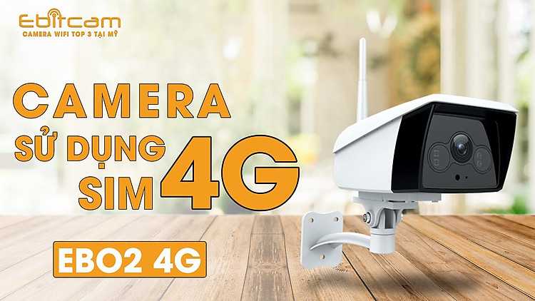Camera IP Wifi không dây Ebitcam EBO2 Starlight + 4G (2MP)