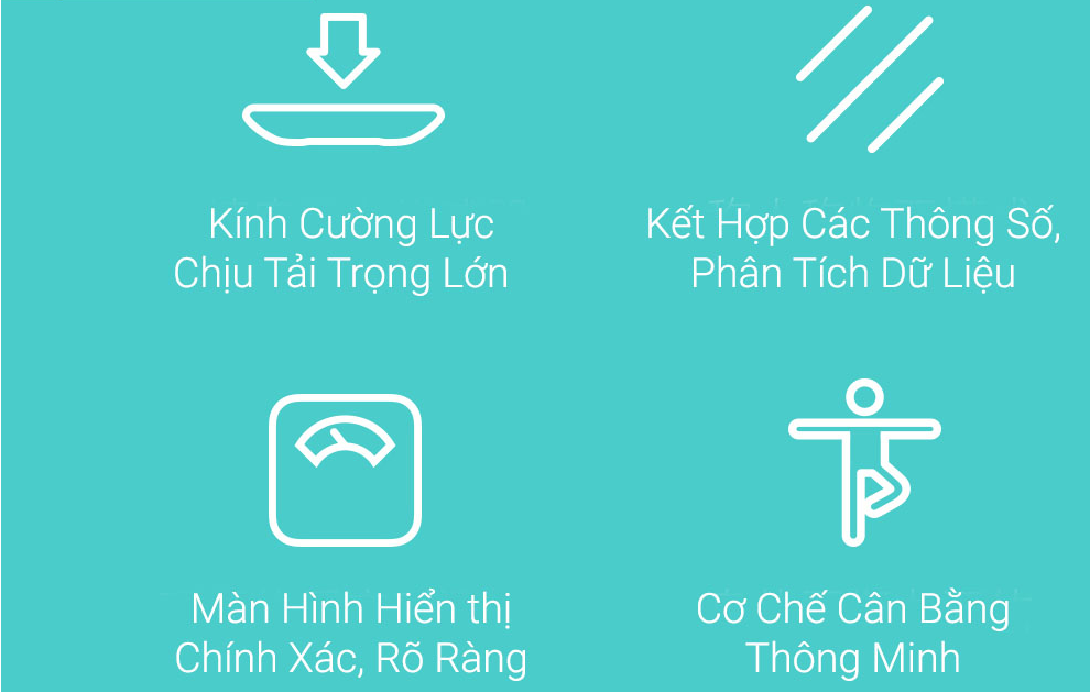 Cân Sức Khoẻ Xiaomi Thông Minh Mi Smart Scale 2