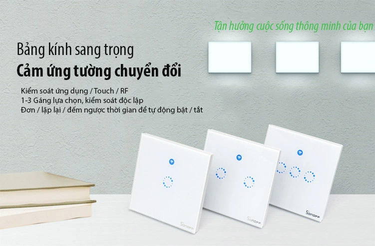 Công tắc thông minh Sonoff Touch T1