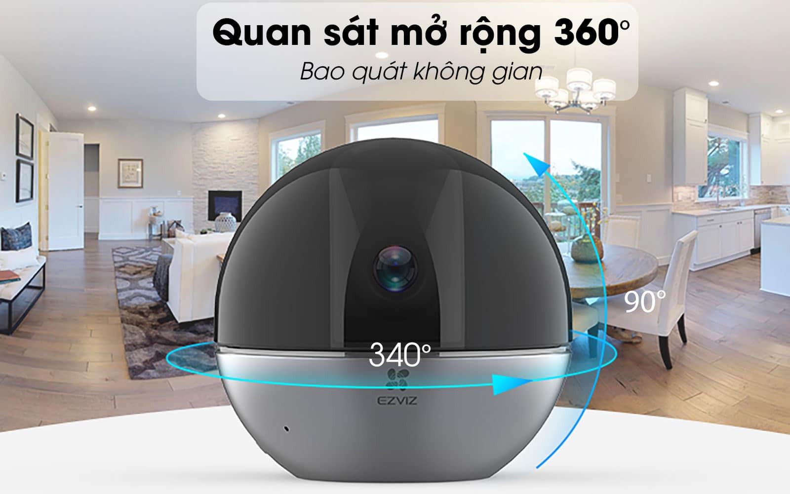 Quay quét quan sát 360 độ