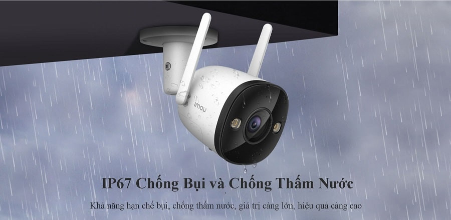 Thiết kế IP67 chống chịu với thời tiết