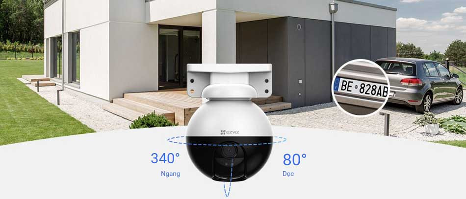 Bao quát toàn cảnh 360° cùng độ phân giải 3K