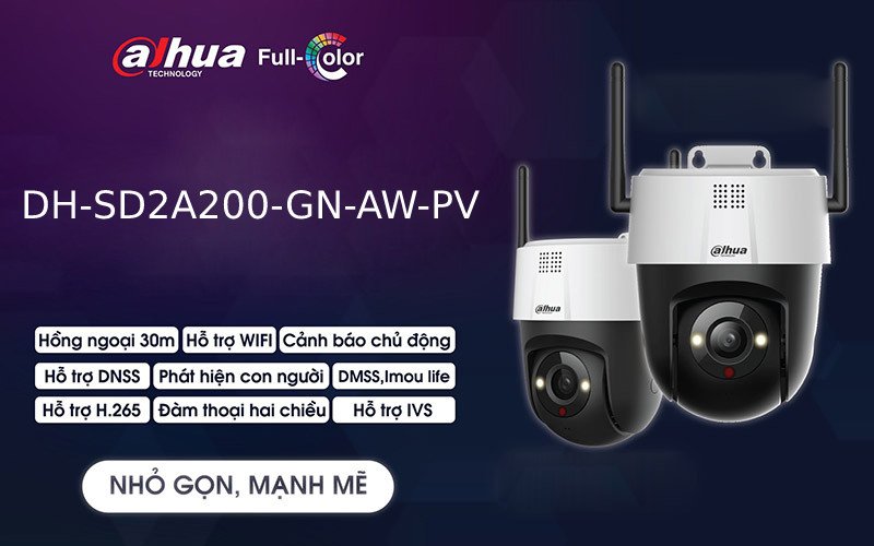 Camera Dahua DH-SD2A200-GN-AW-PV 2MP