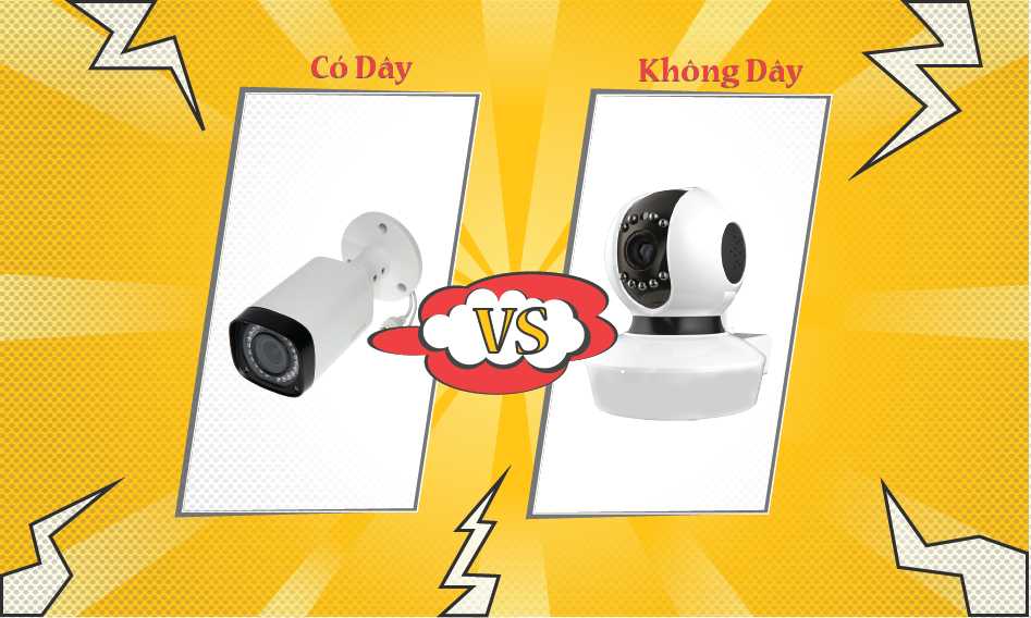 Nên dùng Camera có dây hay không dây, nên lắp đặt loại nào?