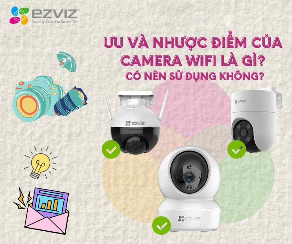 ưu nhược điểm của camera wifi