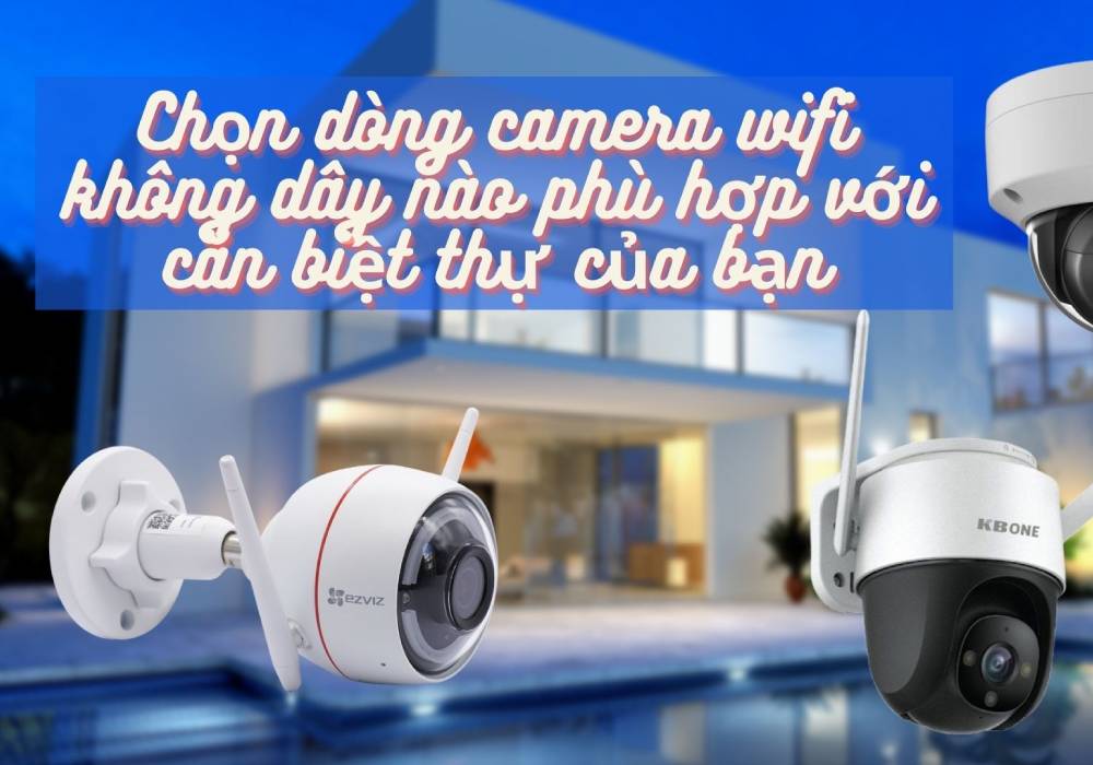 Camera Wifi không dây ngoài trời