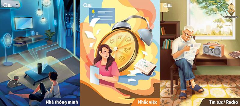 Nhiều tính năng thú vị được tìm thấy trên Loa thông minh OLLI MAIKA