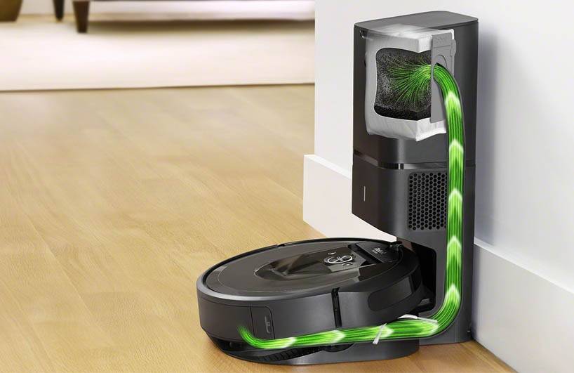 Robot hút bụi iRobot Roomba i7 Plus tự xử lý rác thông minh