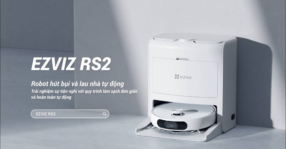 Robot hút bụi lau nhà thông minh Ezviz RS2