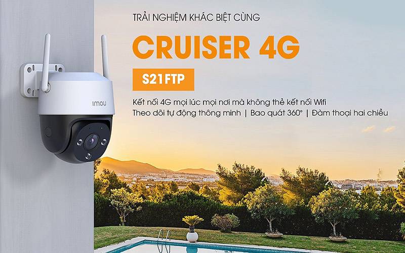 Camera PT Full Color 2MP iMOU IPC-S21FTP kết nối 4G