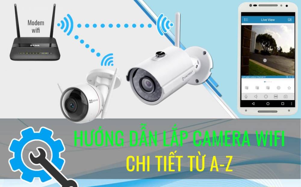 Hướng dẫn lắp Camera wifi tại nhà