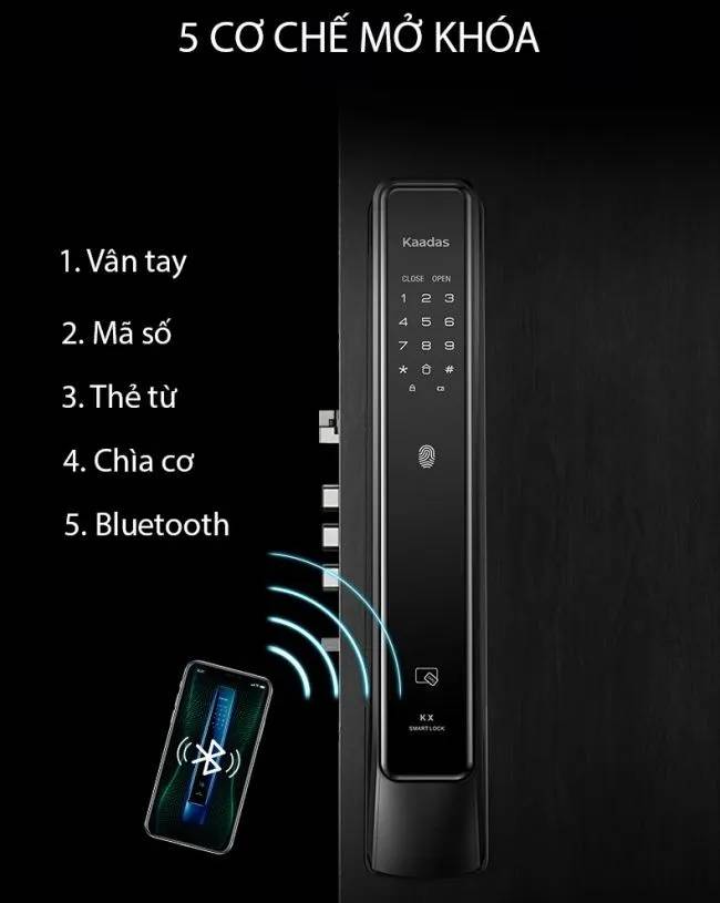 Khóa vân tay cao cấp Kaadas KX-T