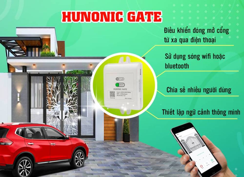 Bộ điều khiển cổng tự động HUNONIC GATE