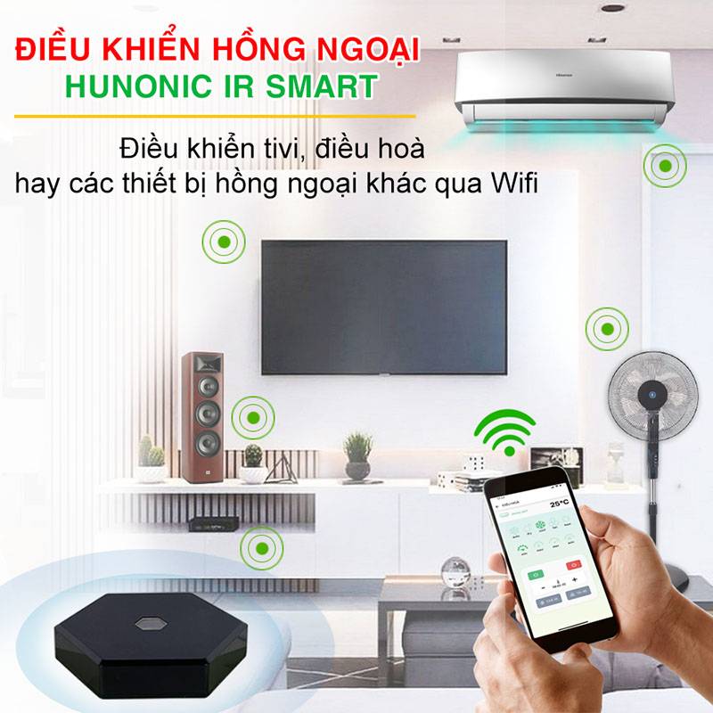 Bộ điều khiển hồng ngoại Hunonic IR Smart