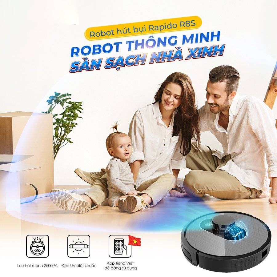 Cách mà robot hút bụi có thể hỗ trợ và tác động tới người phụ nữ