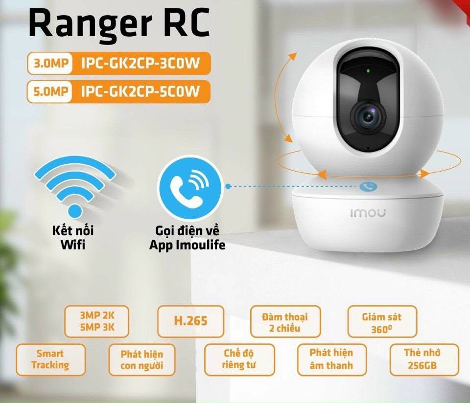 Camera Imou Ranger RC IPC-GK2CP-5C0W