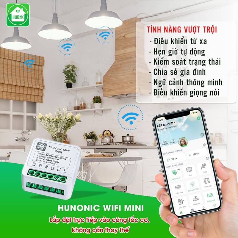 Công tắc Hunonic Mini