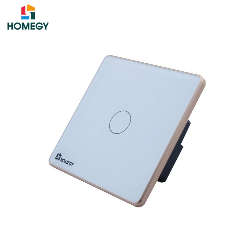 Đặc điểm và tính năng chung của công tắc cảm ứng Homegy 1 nút công suất cao kính phẳng
