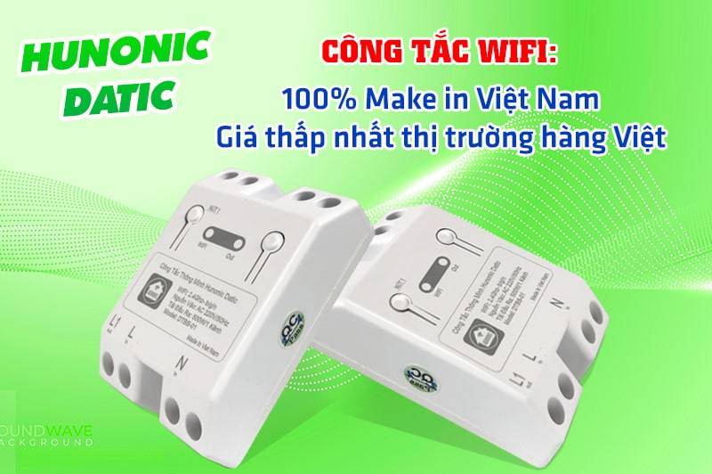 Hunonic Datic là một sản phẩm của người Việt Nam, nên có hỗ trợ ngôn ngữ tiếng Việt trong ứng dụng điều khiển