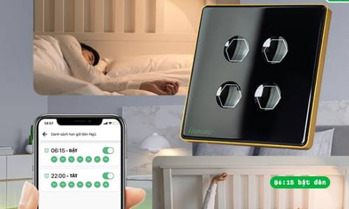 Hướng dẫn cài đặt Công Tắc Hunonic Premium Hình Vuông (1)