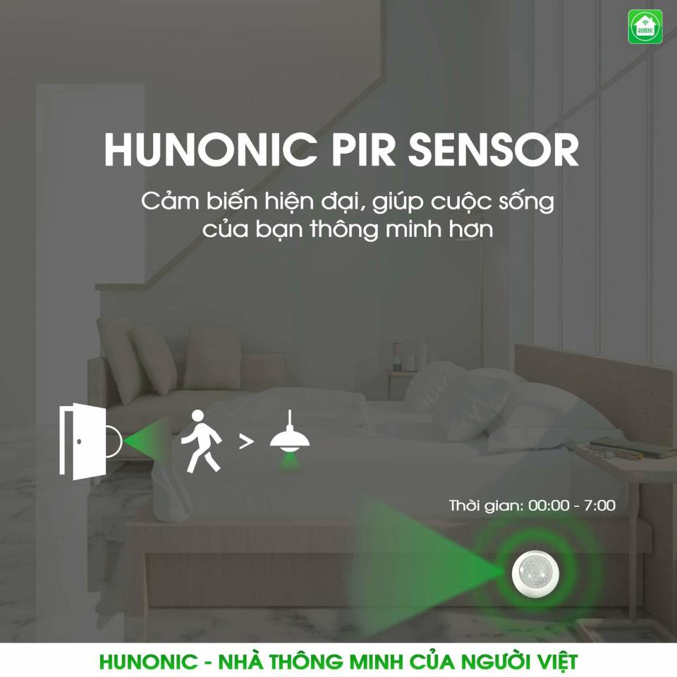 Một số thông tin quan trọng về sản phẩm Cảm Biến Chuyển Động Hunonic Pir Sensor Hình Cầu