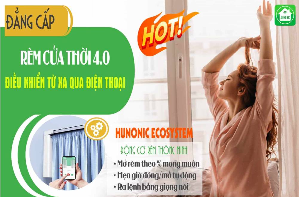 Ưu nhược điểm Động cơ rèm thông minh Hunonic Ecosystem